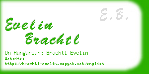 evelin brachtl business card